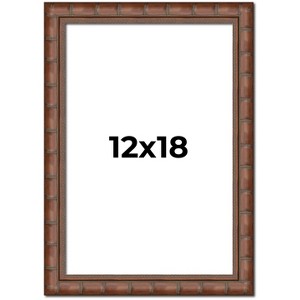 PosterPalooza | 12x18 Modern Bamboo Picture Frame, UV Acrylic, 5 Finishes - 1 of 4