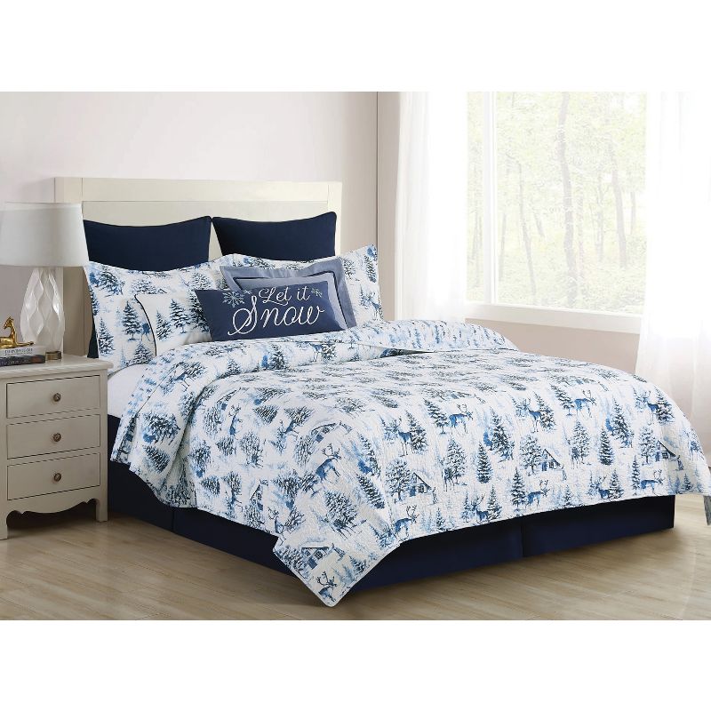 C&F Home Frasier Cotton Quilt Set  - Reversible and Machine Washable, 1 of 10