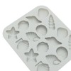 Unique Bargains Candy Making Moulds 16-Cavity Seashell Starfish Marine Candy Mould Hand Wash 6.97"x6.22"x0.67" 1 Pc - 4 of 4