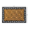 RugSmith Natural Black Moulded Rubber Coir Diamond Doormat - 3 of 4