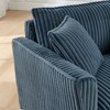 Hrinhom 46.5"W Corduroy Lazy Sofa Chair, Single Sofa Chair with Pillow - 4 of 4