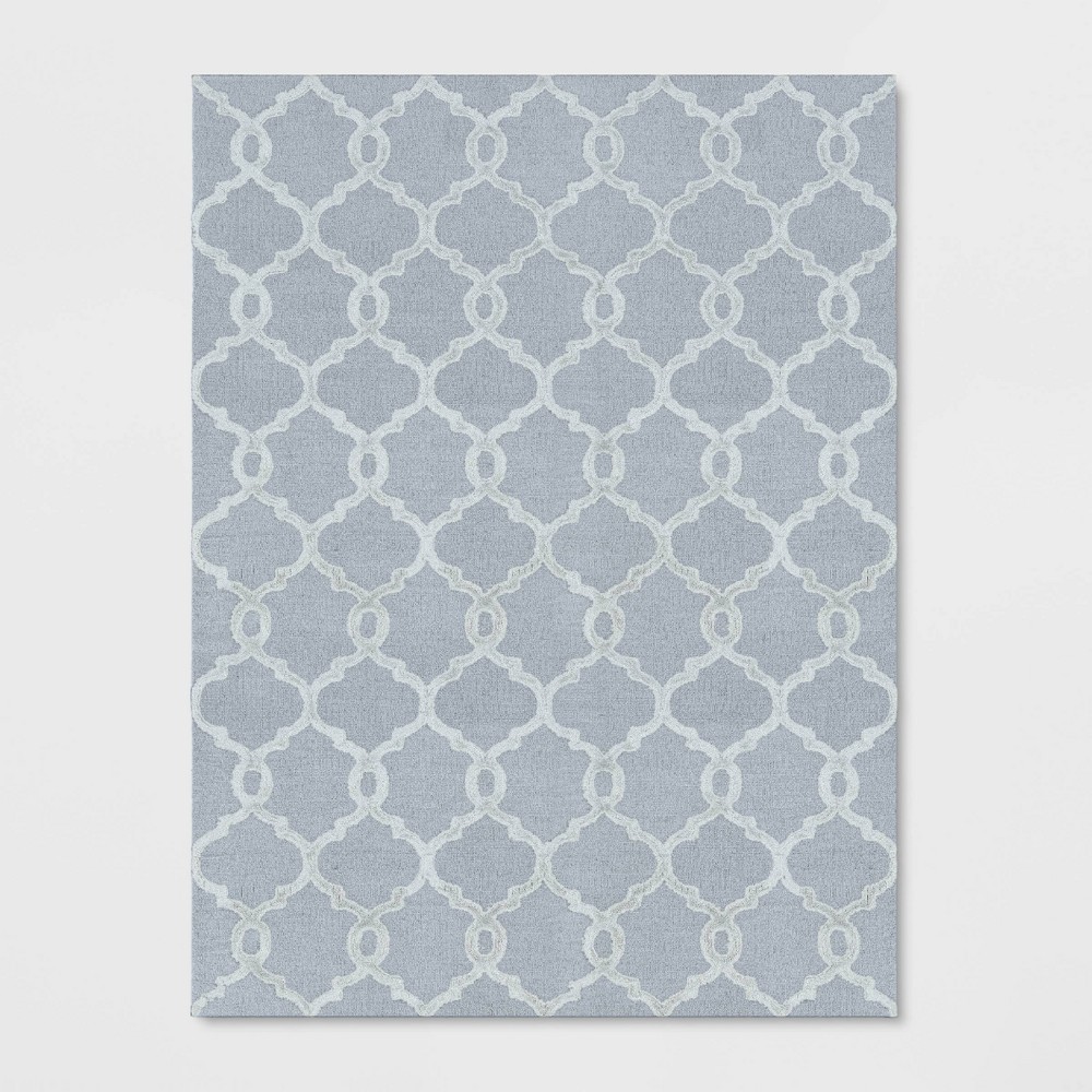 9'X12' Trellis Tufted Viscose Area Rug Gray - Opalhouse was $499.99 now $249.99 (50.0% off)