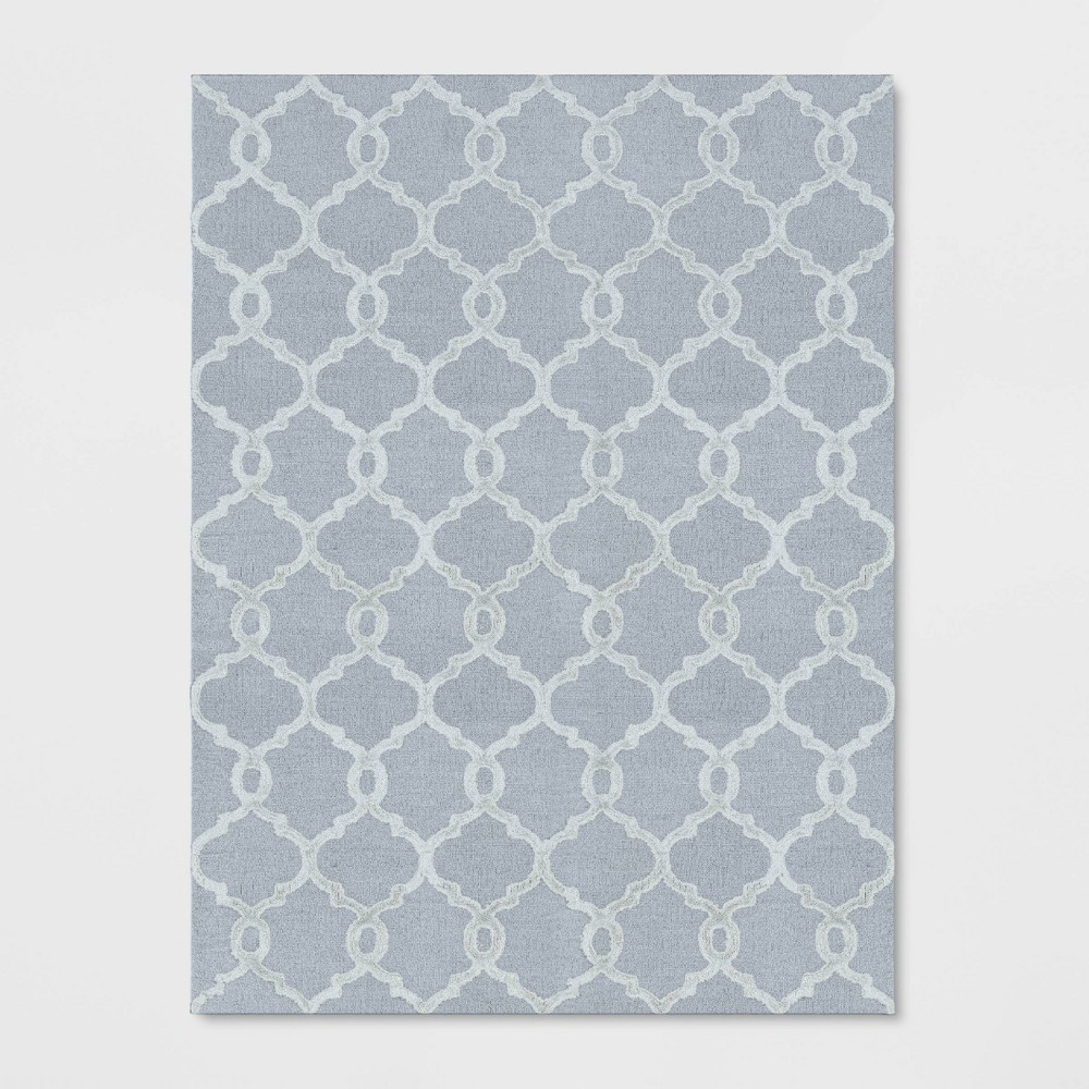 9'X12' Trellis Tufted Viscose Area Rug Gray - Opalhouse was $499.99 now $249.99 (50.0% off)