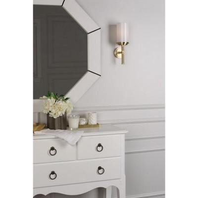 Halo Dual-Tone Brass 13" Dimmable Wall Sconce