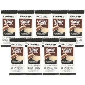 Evolved Chocolate Organic Brownie Batter White Chocolate Cups- 9 bags, 1.4 oz each - 1 of 4