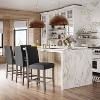 Laura Wooden Counter Height Barstool - CorLiving - 2 of 4