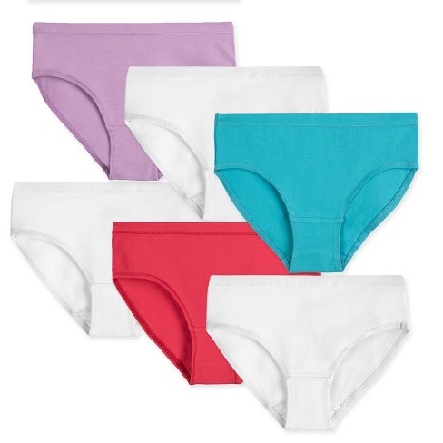Fruit of the Loom Women's Low-Rise Hipster Underwear, 6 Pack, Sizes XS-2XL  