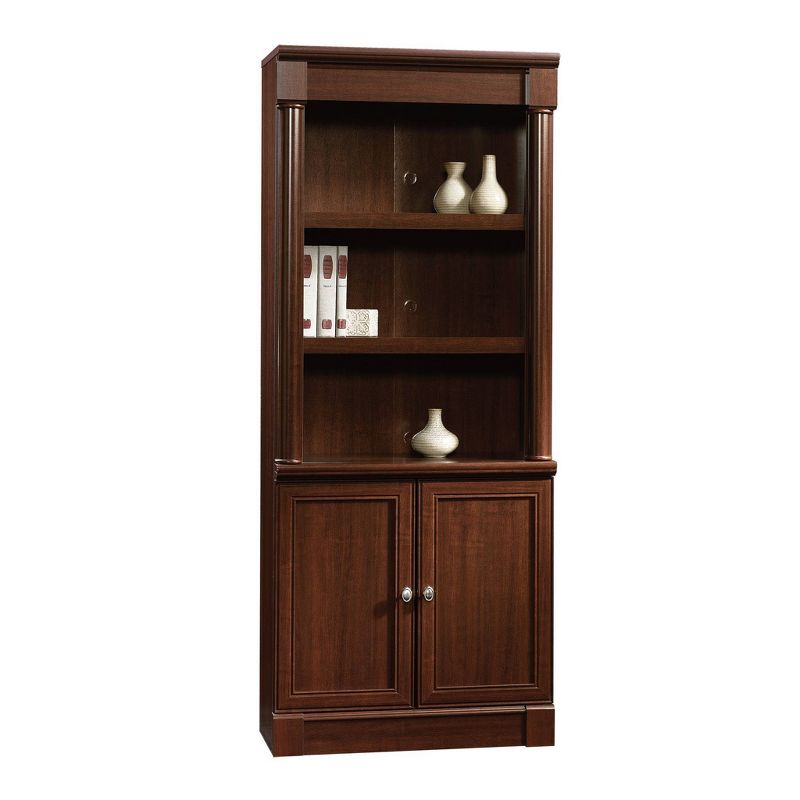 72&#34; Palladia Library with Doors Select Cherry Red - Sauder: Adjustable Shelves, Enclosed Back Panel, Nickel Hardware, 3 of 5