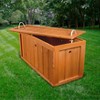 Gorilla Playsets Outdoor Wooden Toy Chest - Amber Stained Cedar - 2 of 4