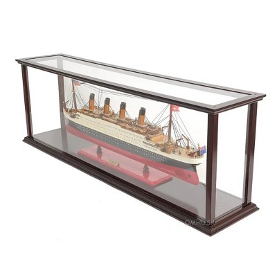 RMS Titanic Midsize Model Ship with Display Case – 16 Inch Handcrafted Wooden Replica By Old Modern Handicrafts