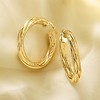 Ross-Simons Italian 14kt Yellow Gold-Plated Twisted Hoop Earrings - 3 of 4