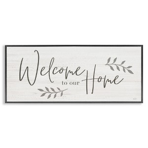 Stupell Industries Welcome To Our Home Country Sign Framed Giclee Art - 1 of 4