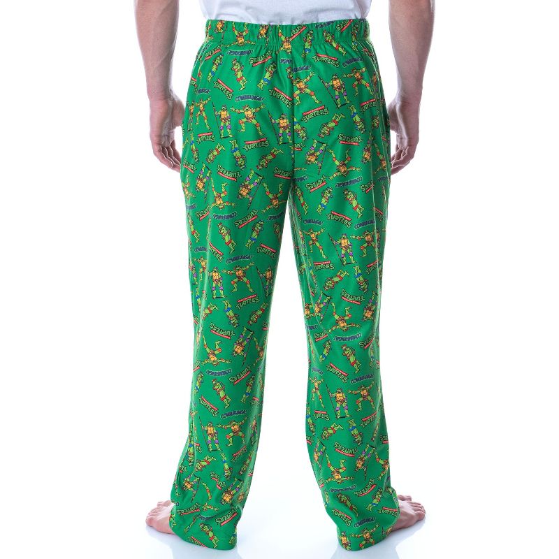 Nickelodeon Men's Teenage Mutant Ninja Turtles TMNT Loungewear Pajama Pants Green, 5 of 6