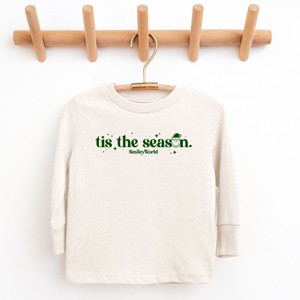 SmileyWorld Tis The Season Sparkle  - Youth Long Sleeve Graphic T-Shirt - 1 of 4
