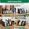 MaseiKar Adjustable Shelf Divider for Closet, Clear Purse Organizers, Acrylic Storage Organizer, Bookshelf Separator Dividers in Bedroom, Office - 3 of 4