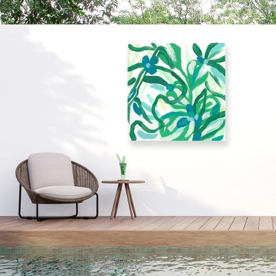 June Erica Vess  Jungle Melody Ii Outdoor Canvas Art