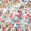 Unique Bargains Waterproof Nordic Christmas Stickers Colorful 1.57"-3.15" 50 Pcs - 4 of 4