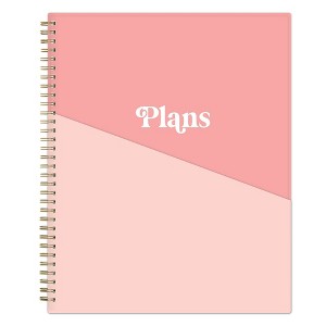 Blue Sky Weekly/Monthly Student Wirebound Planner 8.5"x11" Double Pocket Flamingo Pink/Sorbet - 1 of 4