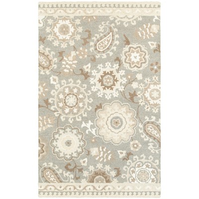 Oriental Weavers Craft 93003 Grey/ Sand Indoor Area Rug - 3'6" x 5'6"