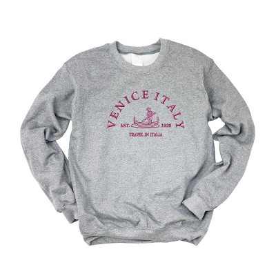 Simply Sage Market Women's Graphic Sweatshirt Embroidered Venice Italy