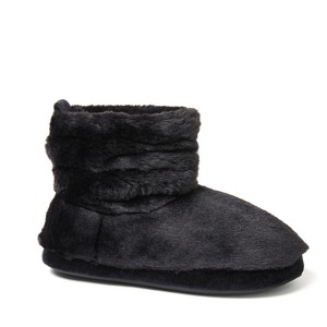 Dearfoams Women's Kimber Furry Fuzzy Bootie House Slipper - 1 of 4