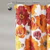 Misty Bloom Microfiber Shower Curtain - 2 of 4