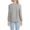 Lands' End Women's Long Sleeve Cotton Interlock Crew T-Shirt - 2 of 3