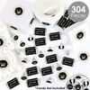 Big Dot of Happiness Prom - Mini Candy Bar Wrappers, Round Candy Stickers and Circle Stickers - Prom Night Party Candy Favor Sticker Kit - 304 Pieces - 2 of 4