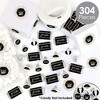 Big Dot of Happiness Prom - Mini Candy Bar Wrappers, Round Candy Stickers and Circle Stickers - Prom Night Party Candy Favor Sticker Kit - 304 Pieces - image 2 of 4