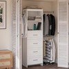 Nevaeh Ridge 4 Drawer Closet Storage, White - 3 of 4