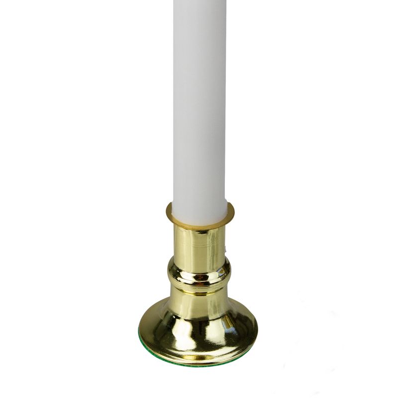 Northlight White Flicker Flame Christmas Candle Lamp, 8.75 Inch, 3 of 5