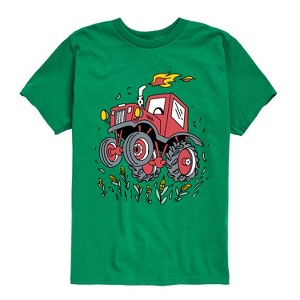 Boys' - Instant Message - Monster Tractor Short Sleeve Graphic T-Shirt - 1 of 4