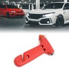 Unique Bargains Emergency Glass Window Breaking Hammer Breaker Escape Tool Red 5.3" 1PC - 2 of 3