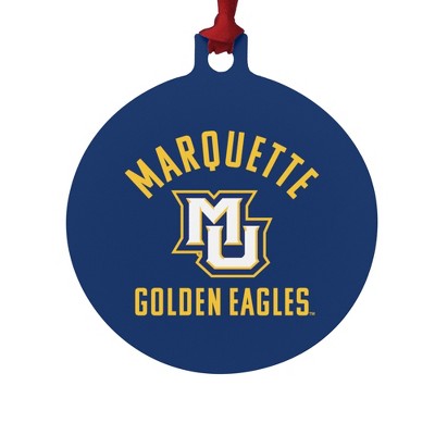 Marquette University Golden Eagles Aluminum Holiday Christmas Tree Ornament
