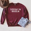 Simply Sage Market Women's Graphic Sweatshirt Everyday I'm Brusselin - 2 of 2
