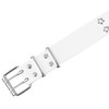 INSPIRE CHIC Women's Soft Faux Leather Belt Fashion Star Pinhole Decoration for Jeans Pants Dress - 2 of 4