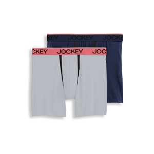 Jockey Men's Big Man Chafe Proof Pouch Microfiber 6" Boxer Brief - 2 Pack - 1 of 4