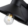 C Cattleya Black Outdoor Barn Light Sconce with GFCI Outlet - image 4 of 4