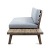Maggift Patio Seating Sets Outdoor, Featuring Unique Design, Ideal for Chats, Perfect for Gardens, Living Spaces, Gray, 75.75"*29"*26.75" - 2 of 4
