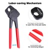 Yescom 3/4" Pex Crimping Tool Crimper with Go/no Go Gauge for Copper Ring Plumping Crimps - Red - 4 of 4