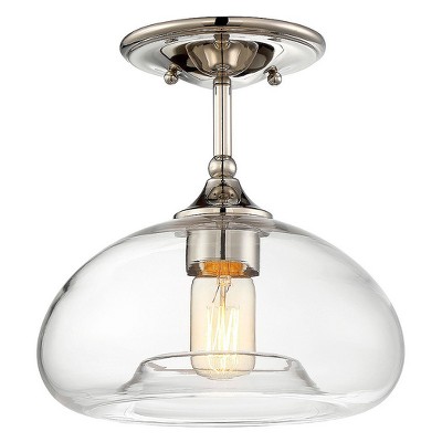 Ceiling Lights Semi-Flush Mount Polished Nickel - Aurora Lighting