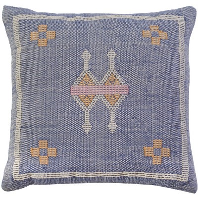 Petrea Pillow - Sky Blue - 18" X 18" - Safavieh