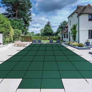 Inground Pool Safety Cover 18 x 34 FT Rectangle with 4 x 8ft Center End Step - 1 of 4