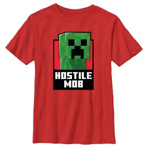 Boy's Minecraft Hostile Mob Creeper T-Shirt - 1 of 4