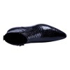 Santimon Men's Ankle Boots Patent Leather Fashion Zipper Pointed Toe Casual Boots Black - 3 of 4