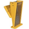 JCS Wildlife Finch Feeder – Recycled Yellow Poly Lumber, V-Shaped Design, Stainless Steel Mesh, 5-Cup Nyjer/Thistle Capacity – Easy to Clean, Made in - 4 of 4