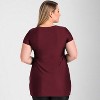 Calypsa Women's Plus Size Longer Length UPF 50+ Anna Swim Tunic - 2 of 2