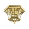 Livex Lighting Monterey/Georgetown 2 - Light Flush Mount in  Polished Brass - 3 of 4