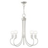 Livex Lighting Bari 5 - Light Chandelier in  Brushed Nickel - 2 of 4