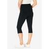 Woman Within Women's Plus Size Pocket Capri Legging - image 3 of 4